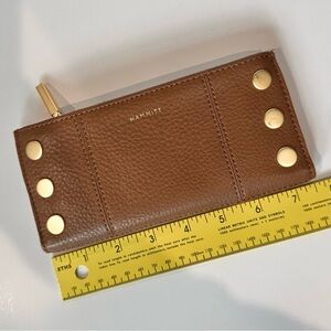 Hammitt 110 North Mahogany Leather Wallet